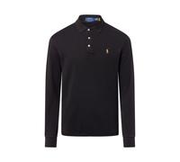 Polo Ralph Lauren Pima Cotton Custom Fit LS Polo Polo Black Schwarz L