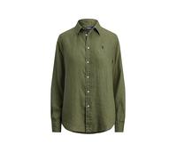 POLO RALPH LAUREN Leinenbluse olive | S