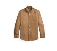 POLO RALPH LAUREN Leinenhemd Custom Fit braun | S