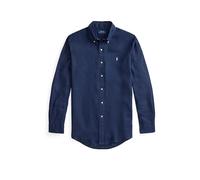 Custom-Fit Leinenhemd S Blue