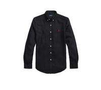 POLO RALPH LAUREN Leinenhemd Custom Fit schwarz | M