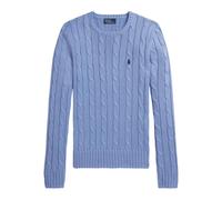 Polo Ralph Lauren - Light Blue Cable-Knit Sweater With Classic Crew Ne - Größe XS - blau
