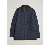Polo Ralph Lauren Regular Fit Steppjacke mit Cord Umlegekragen in Marine, Größe M