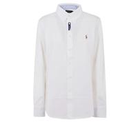 Polo Ralph Lauren - Long Sleeve Button-Up Shirt With Embroidered Logo - Größe M - weiß