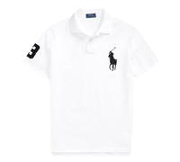 Custom-Slim-Fit Polo aus Piqué XL White