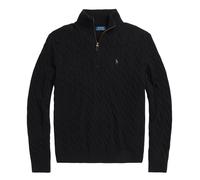 Polo Ralph Lauren Strickpullover aus Baumwoll-Kaschmir-Mix mit Stehkragen in Black, Größe XXL