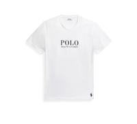 Polo Ralph Lauren Underwear Regular Fit Pyjama-Oberteil aus reiner Baumwolle Modell 'CREW-SLEEP-TOP' in Weiss, Größe L