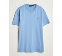 Polo Ralph Lauren Luxury Pima Cotton Crew Neck T-Shirt Channel Blue Blau L