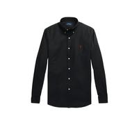 Polo Ralph Lauren - Polo Black Shirt With Button-Down Collar - Größe L - schwarz