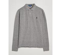 Polo Ralph Lauren Slim Fit Long Sleeve Polo Canterbury Heather Grau L