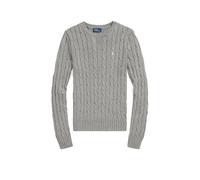 Polo Ralph Lauren Damen Strickpullover aus Baumwolle, grau, Gr. XS