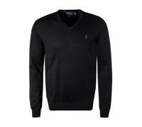 Polo Ralph Lauren Pullover Herren Slim Fit V-Ausschnitt Baumwolle schwarz, S