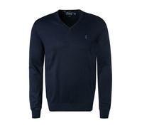 Polo Ralph Lauren Pullover Herren Slim Fit V-Ausschnitt Baumwolle blau, L