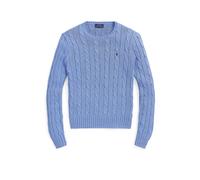 Polo Ralph Lauren Damen Strickpullover aus Baumwolle, blau, Gr. M