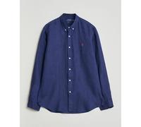 Polo Ralph Lauren Slim Fit Linen Shirt Navy Blau L