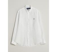Polo Ralph Lauren Slim Fit Freizeithemd aus reinem Leinen in Weiss, Größe XL