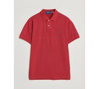 Polo Ralph Lauren Slim Fit Poloshirt aus reiner Baumwolle in Bordeaux, Größe M