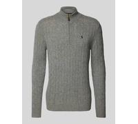 Polo Ralph Lauren Herren Strickpullover aus Wolle mit Kaschmir, grau, Gr. S