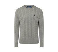 Polo Ralph Lauren Cotton Cable Pullover Fawn Grey Heather Grau XL