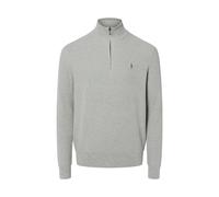 Polo Ralph Lauren - Bekleidung Pull demi-zippé en coton piqué 710932304 - grau - Größe S