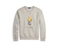 Polo Ralph Lauren Sweatshirt Regular Fit mit Polo Bear Baumwoll-Mix Hellgrau Melange XL