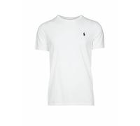 Polo Ralph Lauren Herren Slim Fit T-Shirt Tee - Shirts 710680785003, Einfarbig, Gr. Medium, Weiß (White A1000)