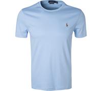 Polo Ralph Lauren T-Shirts Herren Slim Fit Kurzarm Rundhals Baumwolle blau, S