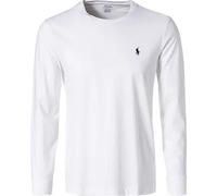 Polo Ralph Lauren Custom Slim Fit Long Sleeve Tee White Weiß L