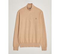 Polo Ralph Lauren Textured Half Zip Camel Melange Beige XXL