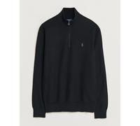 Polo Ralph Lauren Textured Half Zip Polo Black Schwarz S