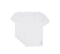 Polo Ralph Lauren Unterhemd mit klassischer Passform und feuchtigkeitsableitenden Crews, 5er-Pack, 5 White/Cruise Navy, L