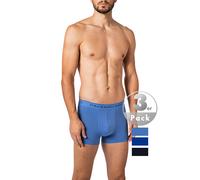 Ralph Lauren Stretch Boxershorts marineblau/hellblau (3er-Pack) - S