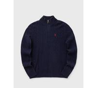 Woll-Kaschmir-Pullover mit Zopfmuster L Blue