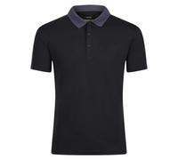 Regatta Professional Herren Contrast Coolweave Polo TRS174 black/seal grey (solid) XL