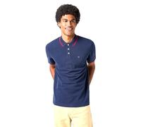 Wrangler Polo Shirt in Dunkelblau mit Drei-Knopfleiste XL Regular Fit