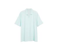 Poloshirt mit Strukturstreifen 4XL türkis 2181096.6437.4XL