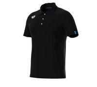 Polo-Shirt Arena Team Solid Schwarz M