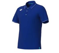 Polo-Shirt aus Baumwolle Arena Team Solid Blau M