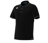 Polo-Shirt aus Baumwolle Arena Team Solid Schwarz M