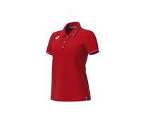 Polo-Shirt Baumwolle Damen Arena Team Solid Rot S