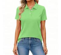 Polo Shirt Damen T-Shirt Gestreiftes Shirt Damen Orange Tshirt Grün Oberteil Elegant Weißes Top Fahrrad Tshirt Oversize Top