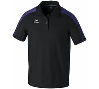 Erima Herren Poloshirt Evo Star Kurzarm Schwarz/Ultra Violet 3XL