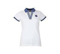 Polo-Shirt Frau Peak Mountain Asfalte Weiß S