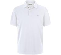 Gant Herren Reg Emb Archive Shield Polohemd, Weiß, L EU