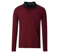 Polo-Shirt Langarm Rot M