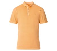 Redmond Herren Poloshirt Casual Fit Polo Kurzarm Einfarbig Orange, Größe:XL