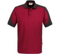 Polo-Shirt "PERFORMANCE CONTRAST" 839 weinrot XS