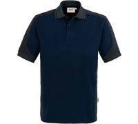 Hakro Poloshirt 839 Comfort Fit - Kurzarm, zweifarbig dunkelblau/anthrazit