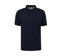 Poloshirt S.OLIVER, Herren, Gr. 3XL, blau, Jersey, Obermaterial: 100% Baumwolle, unifarben, regular fit hüftlang, Rundhals, Rippbündchen, Shirts, mit Logostickerei (70295367-XXXL) blau