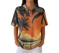 Polo Shirts Sport Oberteile Damen Top Damen Elegant Strandshirt Tshirt Blau Spitzentop Rosa Tshirt Rotes T Shirt Große Größen